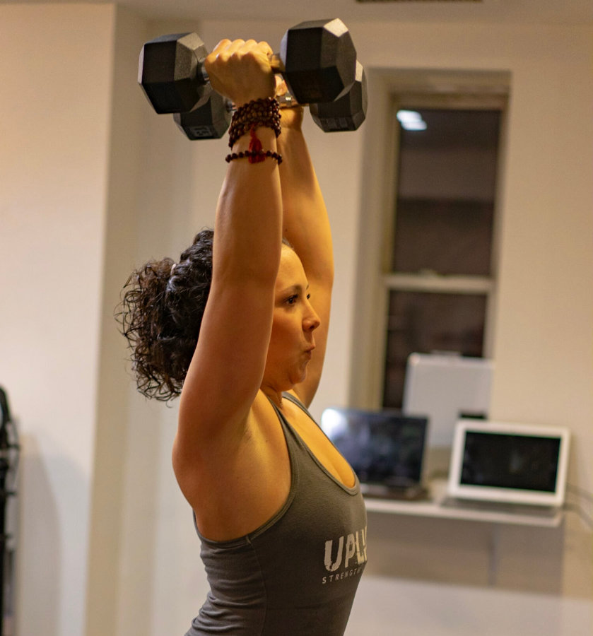 Rachel Morrison of Mindful Movement DC working out
